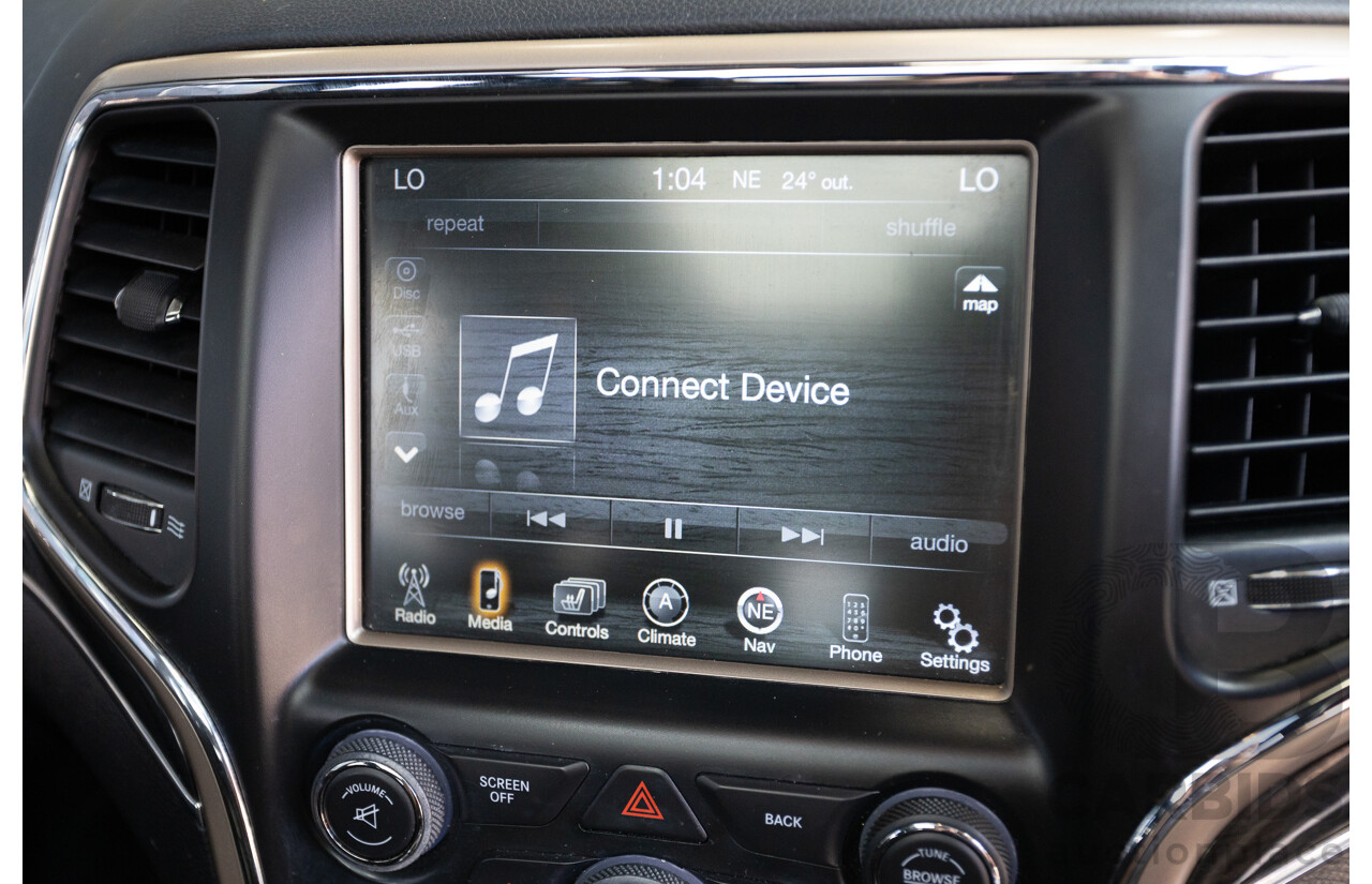 11/2016 Jeep Grand Cherokee Overland (4x4) WK MY15 4D Wagon Granite Crystal Metallic 3.6L V6