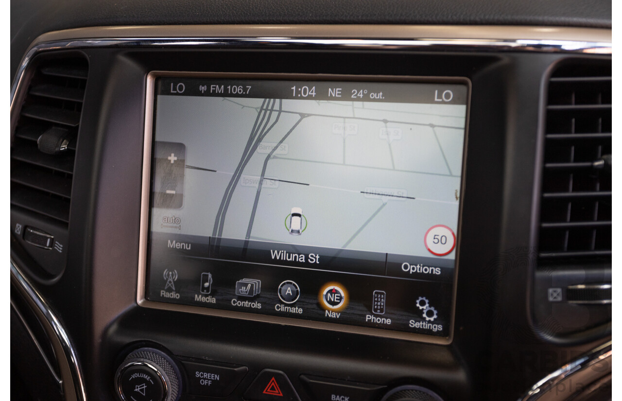 11/2016 Jeep Grand Cherokee Overland (4x4) WK MY15 4D Wagon Granite Crystal Metallic 3.6L V6