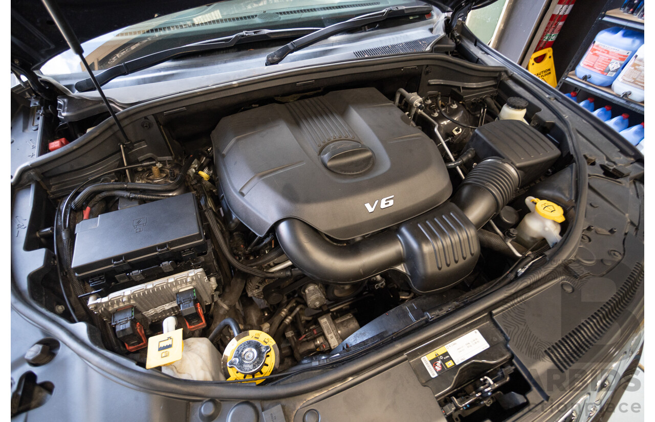 11/2016 Jeep Grand Cherokee Overland (4x4) WK MY15 4D Wagon Granite Crystal Metallic 3.6L V6