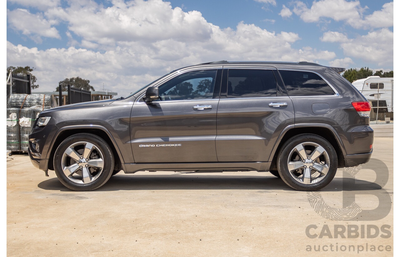 11/2016 Jeep Grand Cherokee Overland (4x4) WK MY15 4D Wagon Granite Crystal Metallic 3.6L V6