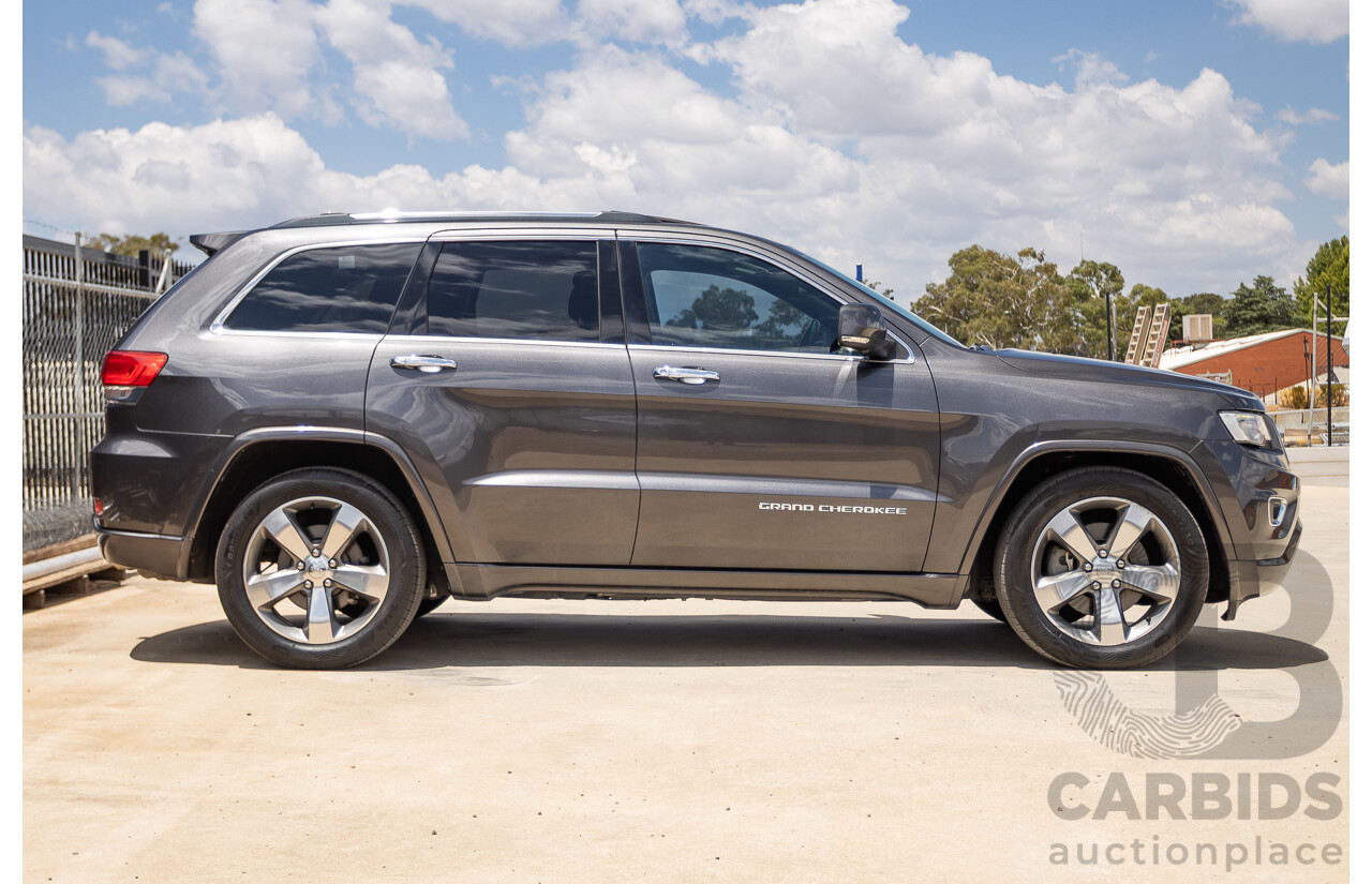 11/2016 Jeep Grand Cherokee Overland (4x4) WK MY15 4D Wagon Granite Crystal Metallic 3.6L V6