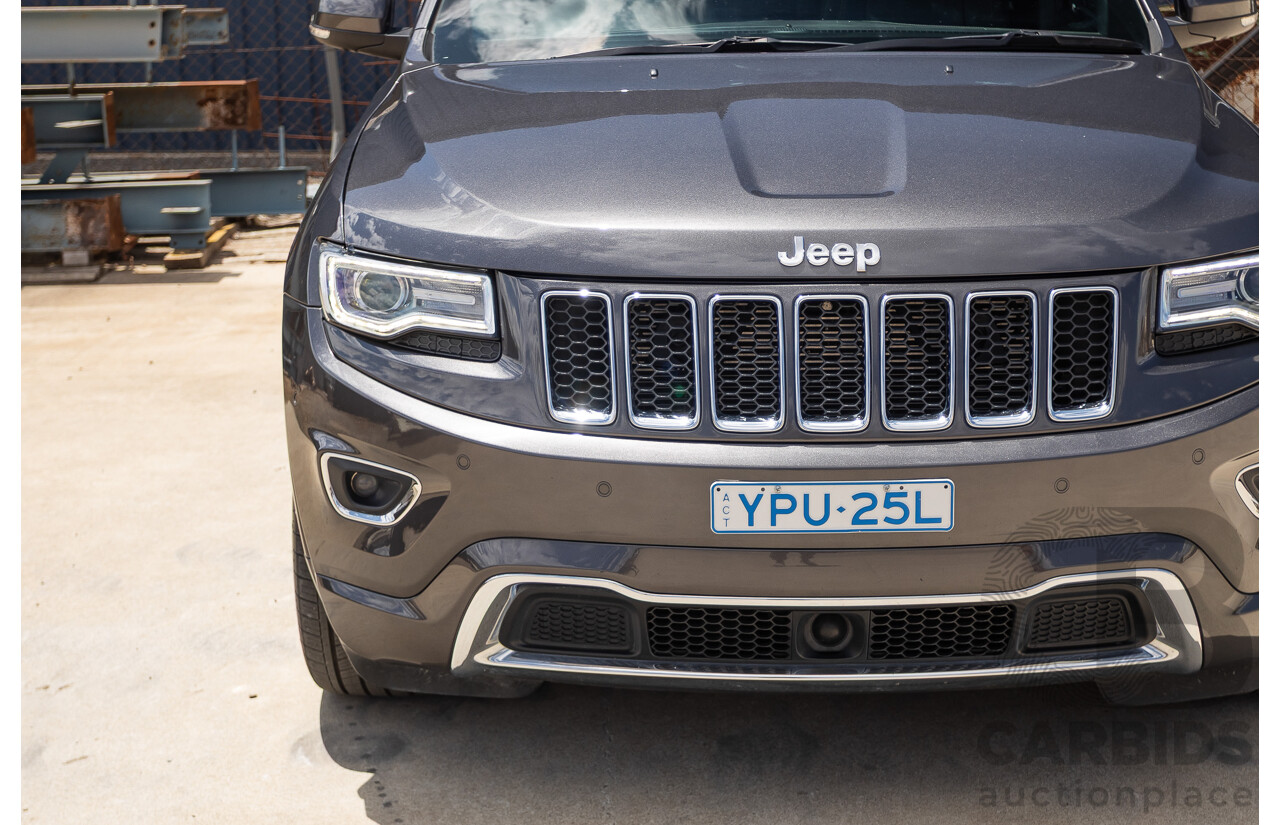 11/2016 Jeep Grand Cherokee Overland (4x4) WK MY15 4D Wagon Granite Crystal Metallic 3.6L V6