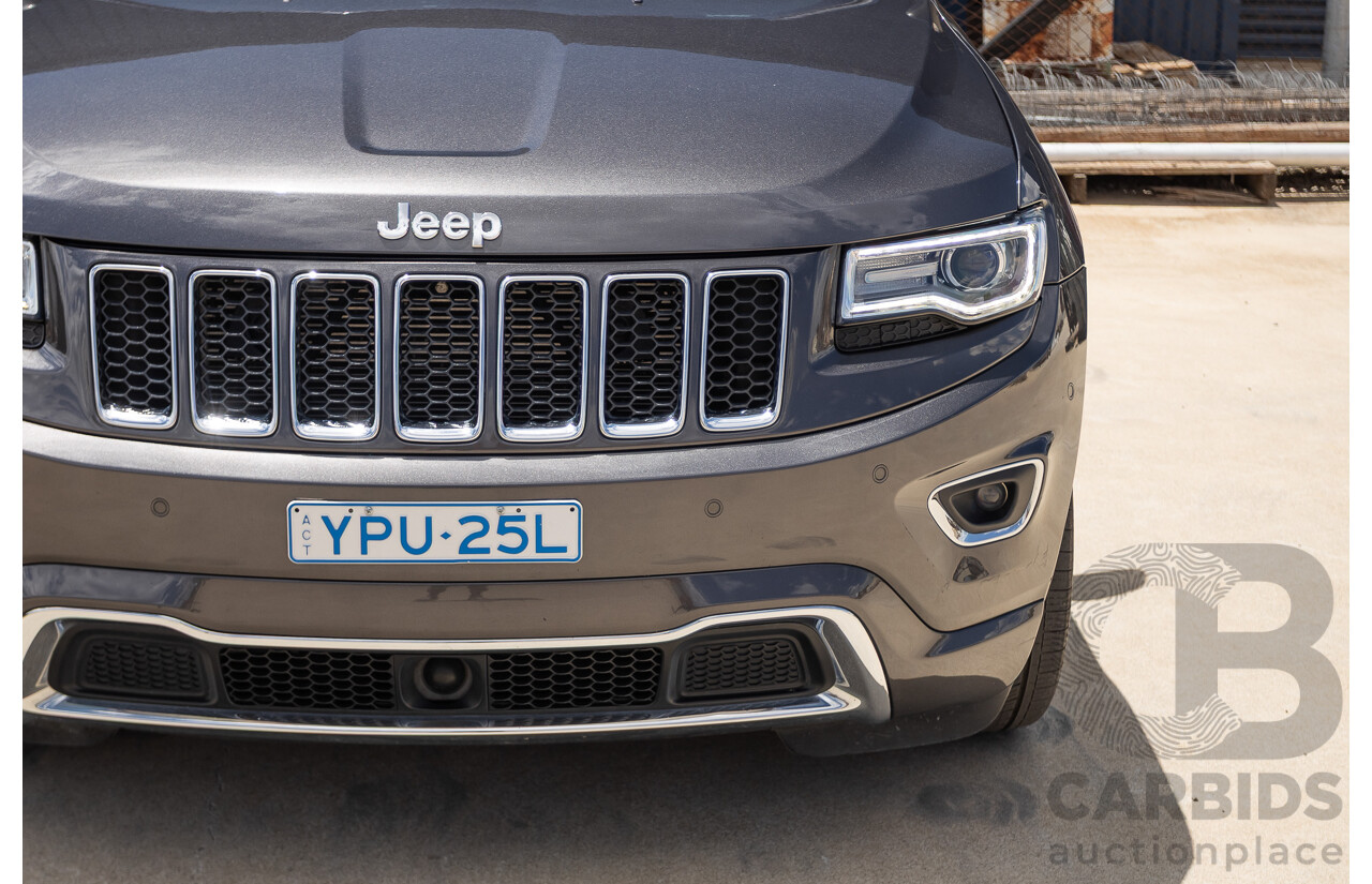 11/2016 Jeep Grand Cherokee Overland (4x4) WK MY15 4D Wagon Granite Crystal Metallic 3.6L V6
