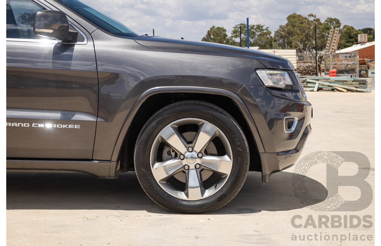 11/2016 Jeep Grand Cherokee Overland (4x4) WK MY15 4D Wagon Granite Crystal Metallic 3.6L V6