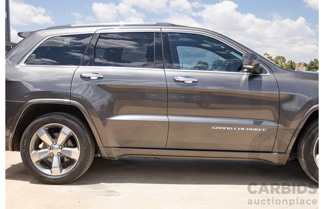 11/2016 Jeep Grand Cherokee Overland (4x4) WK MY15 4D Wagon Granite Crystal Metallic 3.6L V6