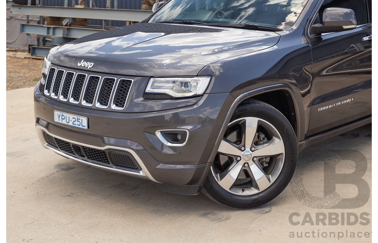 11/2016 Jeep Grand Cherokee Overland (4x4) WK MY15 4D Wagon Granite Crystal Metallic 3.6L V6
