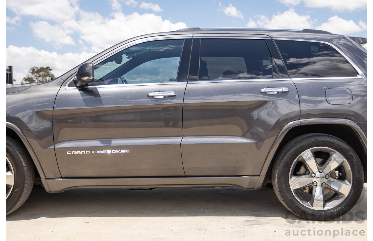 11/2016 Jeep Grand Cherokee Overland (4x4) WK MY15 4D Wagon Granite Crystal Metallic 3.6L V6
