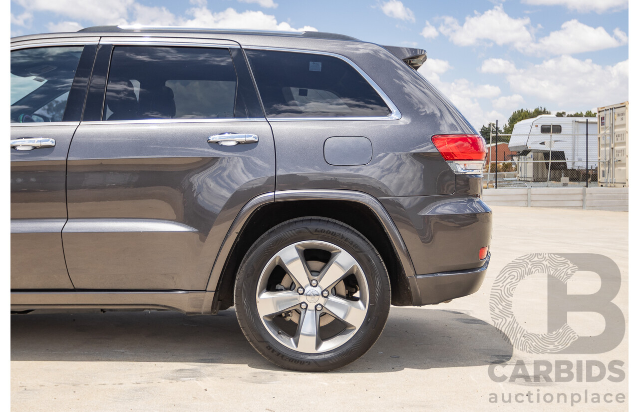 11/2016 Jeep Grand Cherokee Overland (4x4) WK MY15 4D Wagon Granite Crystal Metallic 3.6L V6