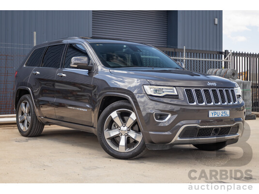 11/2016 Jeep Grand Cherokee Overland (4x4) WK MY15 4D Wagon Granite Crystal Metallic 3.6L V6