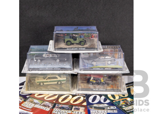 Collection of Five Boxed James Bond 'Octopussy' Model Cars (5)