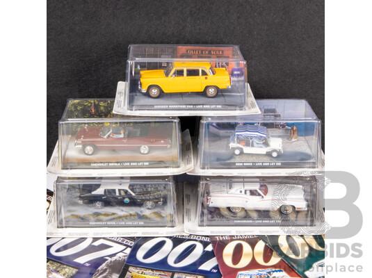 Collection of Five Boxed James Bond ' Live and Let Die' Model Cars (5)