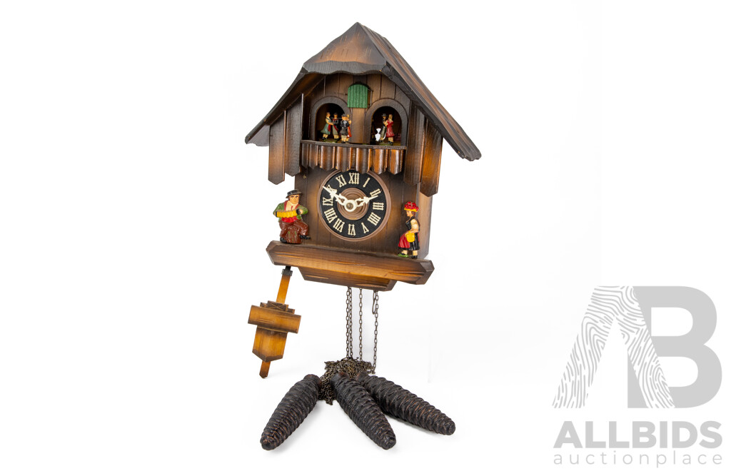 Vintage German Black Forest Cuckoo Clock