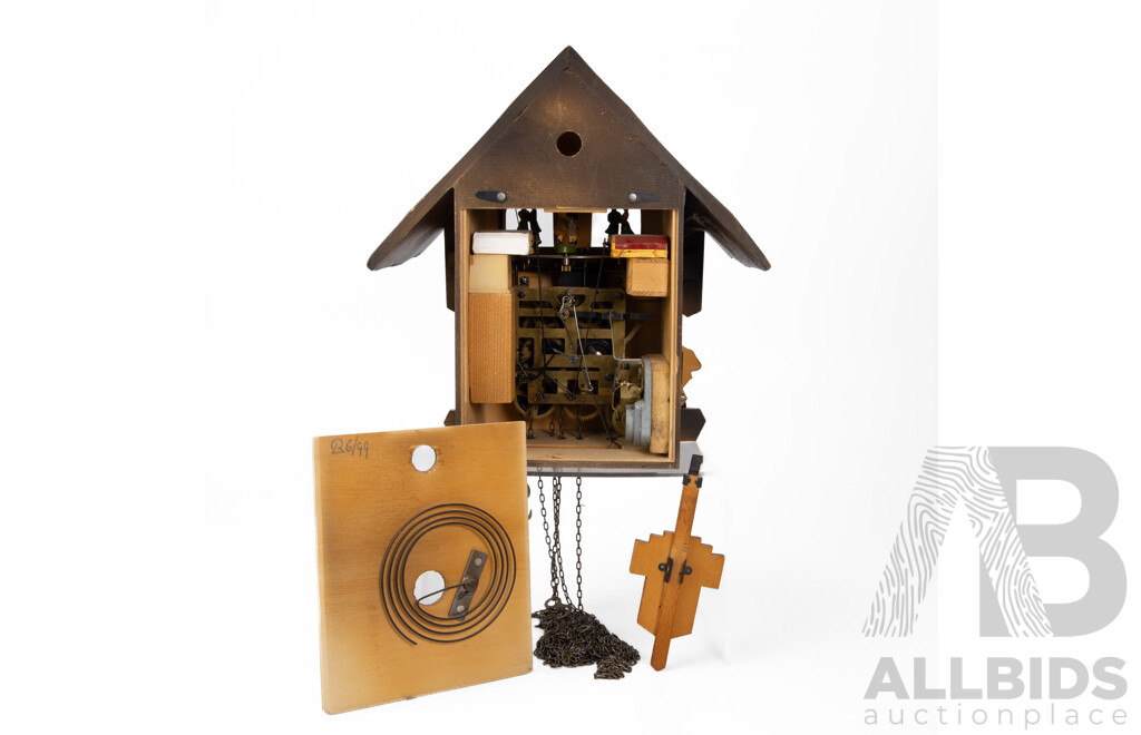 Vintage German Black Forest Cuckoo Clock