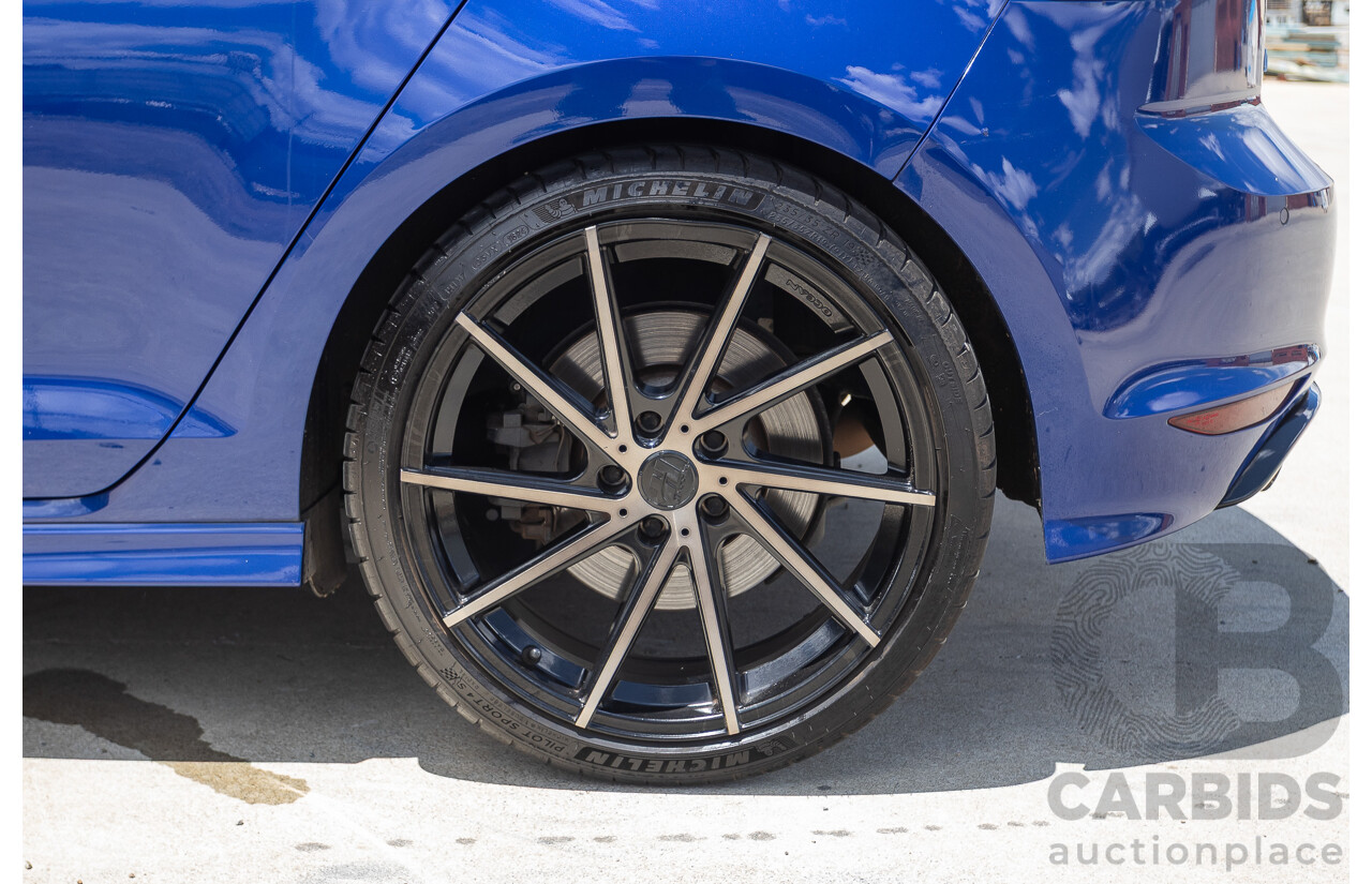 8/2016 Volkswagen Golf R (AWD) AU MY17 5D Hatchback Lapiz Blue Metallic Turbo 2.0L