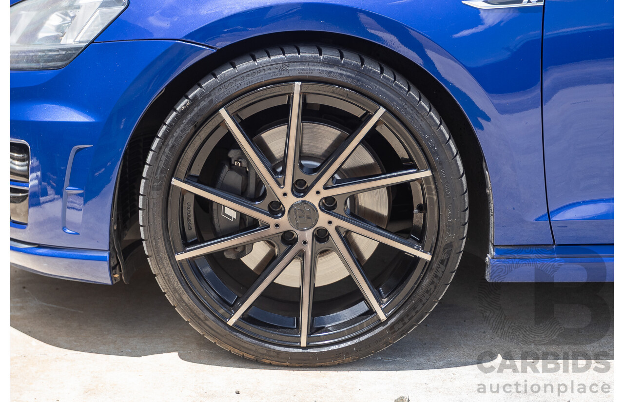 8/2016 Volkswagen Golf R (AWD) AU MY17 5D Hatchback Lapiz Blue Metallic Turbo 2.0L