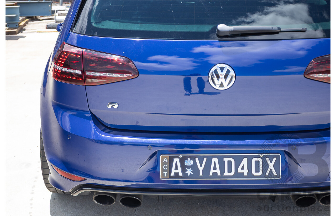 8/2016 Volkswagen Golf R (AWD) AU MY17 5D Hatchback Lapiz Blue Metallic Turbo 2.0L