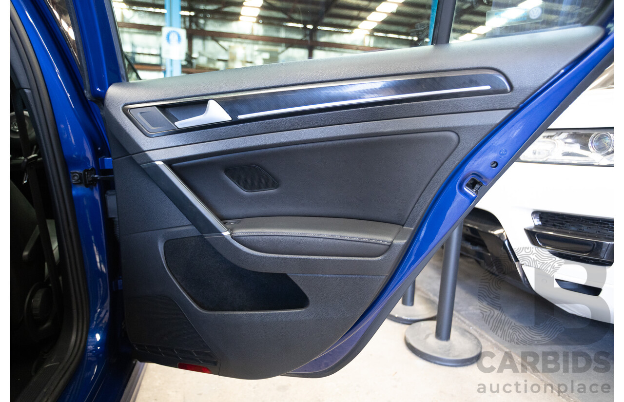 8/2016 Volkswagen Golf R (AWD) AU MY17 5D Hatchback Lapiz Blue Metallic Turbo 2.0L