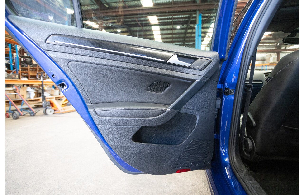 8/2016 Volkswagen Golf R (AWD) AU MY17 5D Hatchback Lapiz Blue Metallic Turbo 2.0L