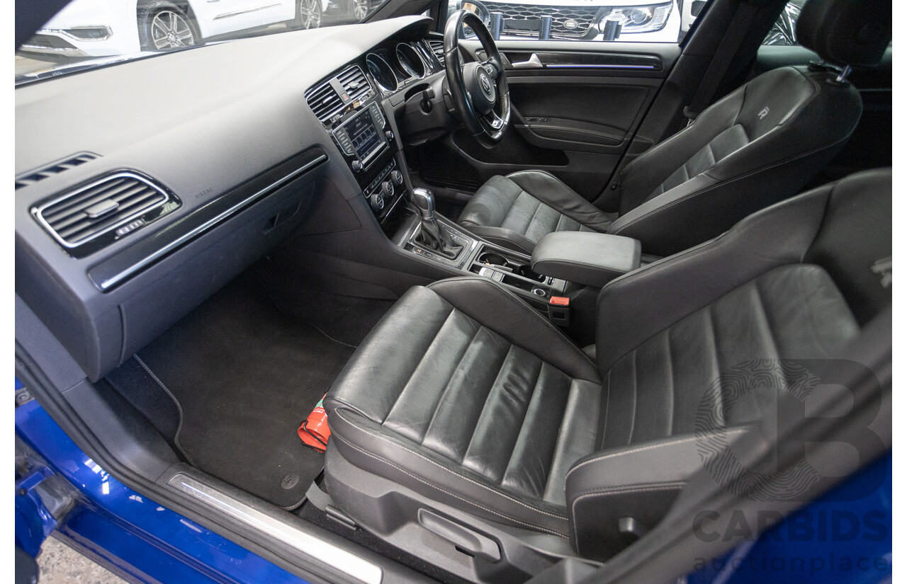 8/2016 Volkswagen Golf R (AWD) AU MY17 5D Hatchback Lapiz Blue Metallic Turbo 2.0L