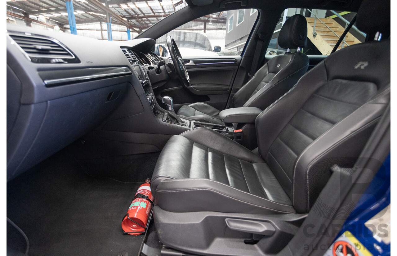 8/2016 Volkswagen Golf R (AWD) AU MY17 5D Hatchback Lapiz Blue Metallic Turbo 2.0L