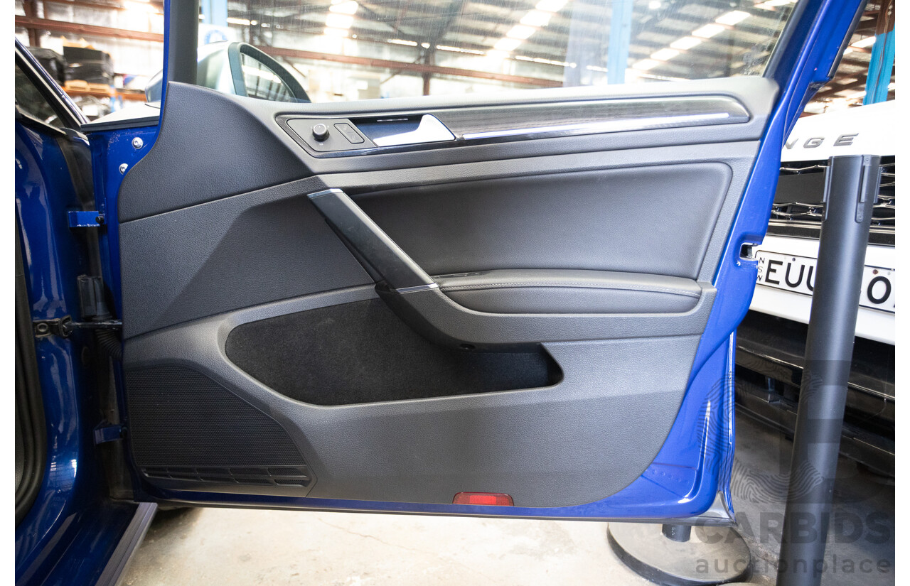 8/2016 Volkswagen Golf R (AWD) AU MY17 5D Hatchback Lapiz Blue Metallic Turbo 2.0L