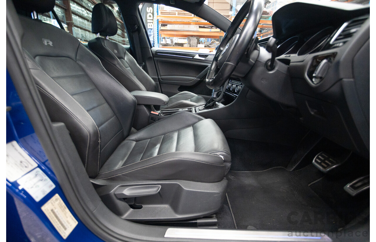 8/2016 Volkswagen Golf R (AWD) AU MY17 5D Hatchback Lapiz Blue Metallic Turbo 2.0L