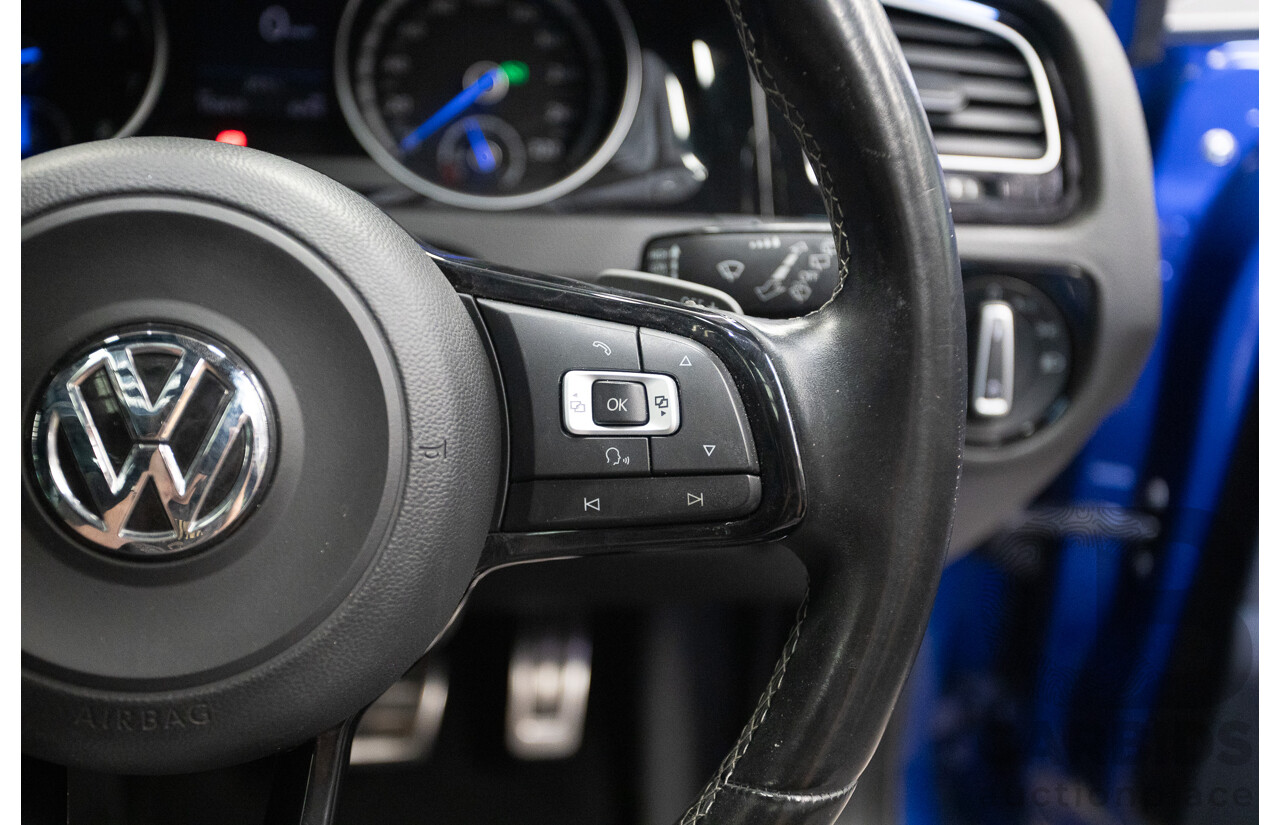 8/2016 Volkswagen Golf R (AWD) AU MY17 5D Hatchback Lapiz Blue Metallic Turbo 2.0L