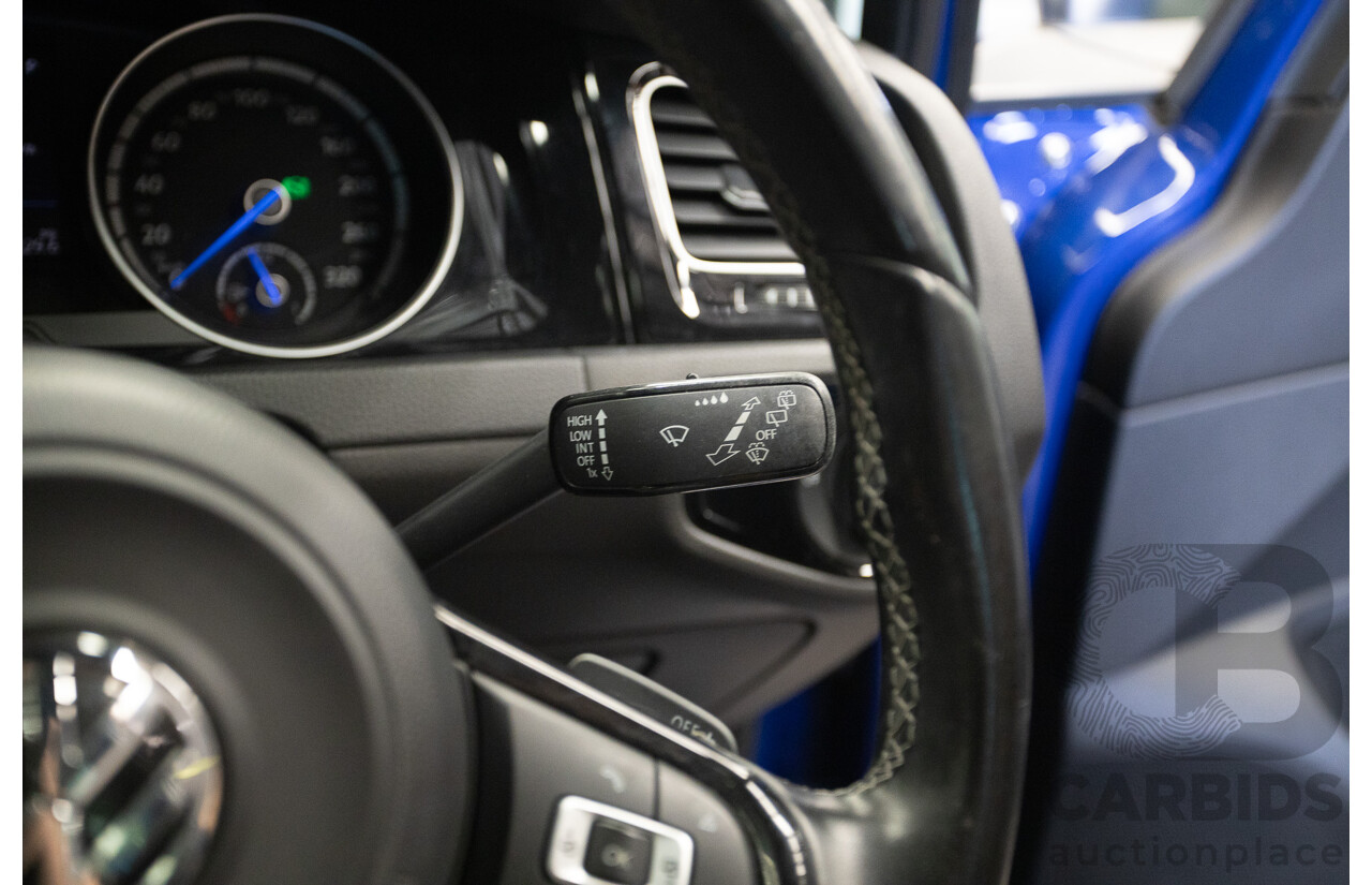 8/2016 Volkswagen Golf R (AWD) AU MY17 5D Hatchback Lapiz Blue Metallic Turbo 2.0L