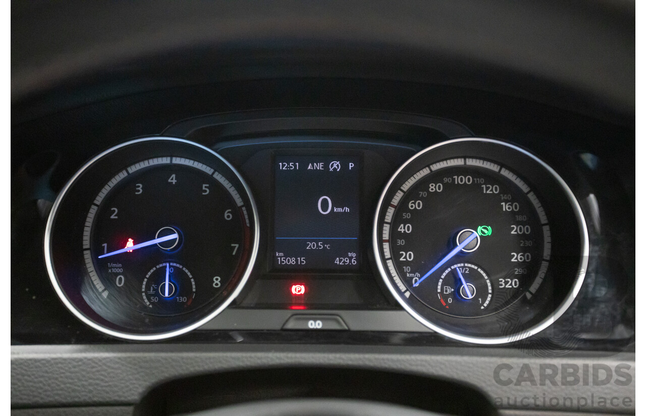 8/2016 Volkswagen Golf R (AWD) AU MY17 5D Hatchback Lapiz Blue Metallic Turbo 2.0L