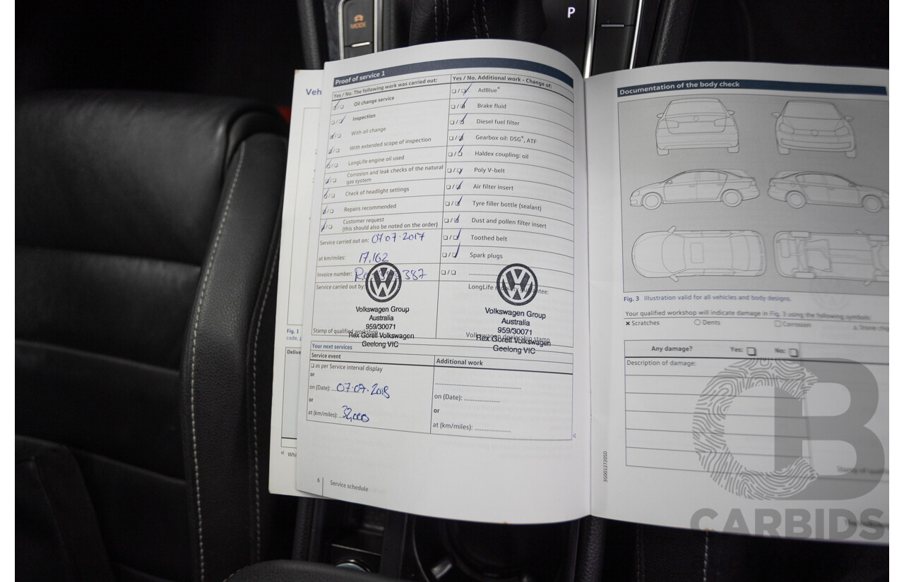 8/2016 Volkswagen Golf R (AWD) AU MY17 5D Hatchback Lapiz Blue Metallic Turbo 2.0L