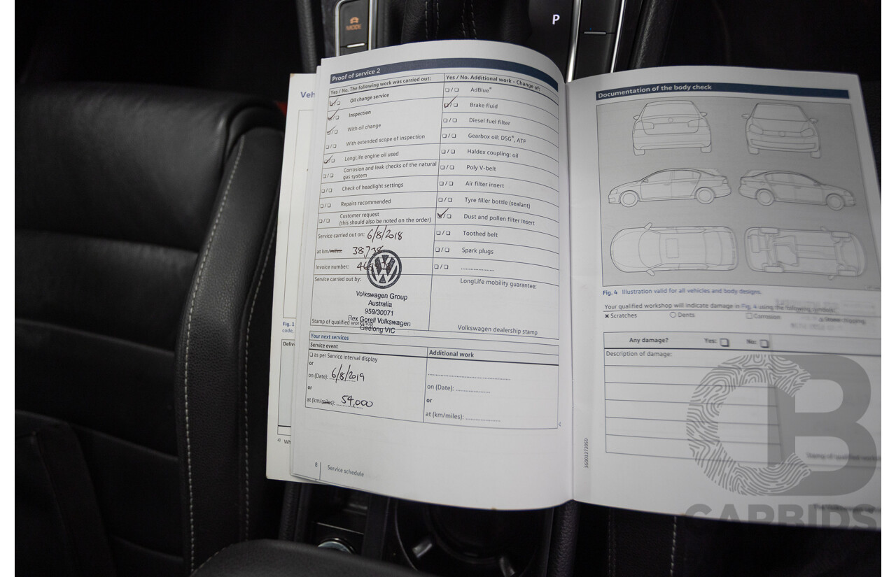 8/2016 Volkswagen Golf R (AWD) AU MY17 5D Hatchback Lapiz Blue Metallic Turbo 2.0L