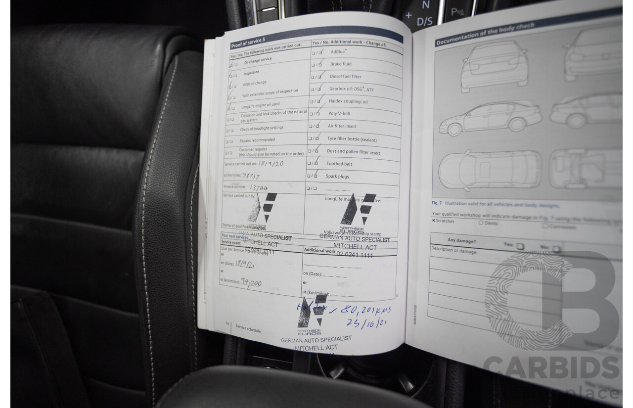 8/2016 Volkswagen Golf R (AWD) AU MY17 5D Hatchback Lapiz Blue Metallic Turbo 2.0L