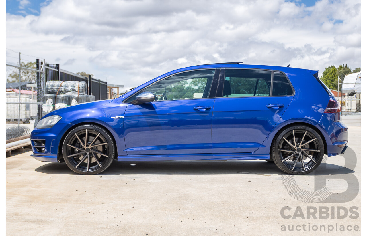 8/2016 Volkswagen Golf R (AWD) AU MY17 5D Hatchback Lapiz Blue Metallic Turbo 2.0L