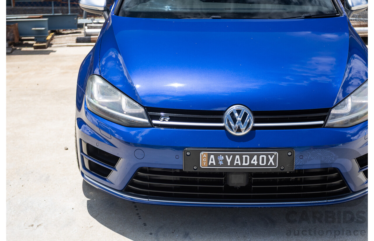 8/2016 Volkswagen Golf R (AWD) AU MY17 5D Hatchback Lapiz Blue Metallic Turbo 2.0L