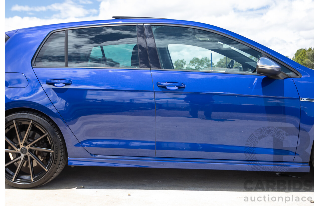 8/2016 Volkswagen Golf R (AWD) AU MY17 5D Hatchback Lapiz Blue Metallic Turbo 2.0L
