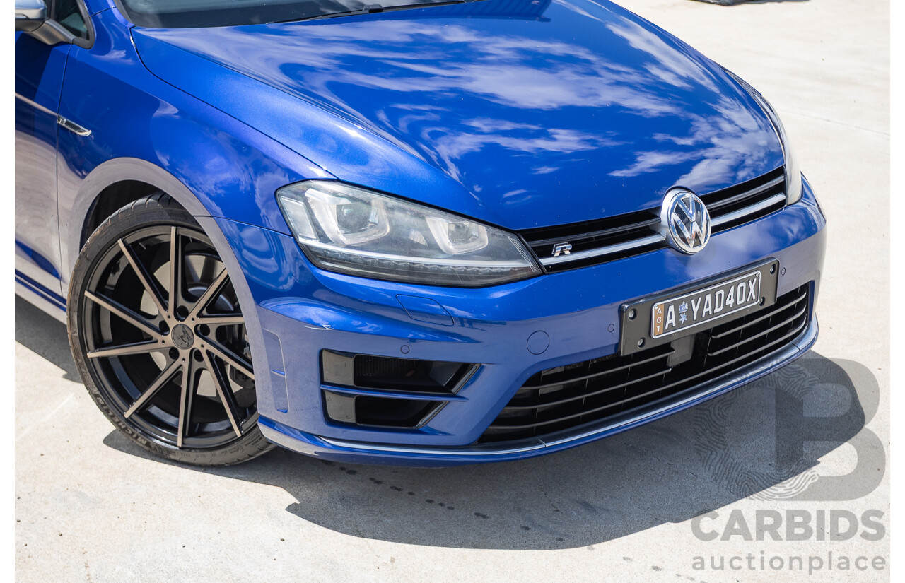 8/2016 Volkswagen Golf R (AWD) AU MY17 5D Hatchback Lapiz Blue Metallic Turbo 2.0L