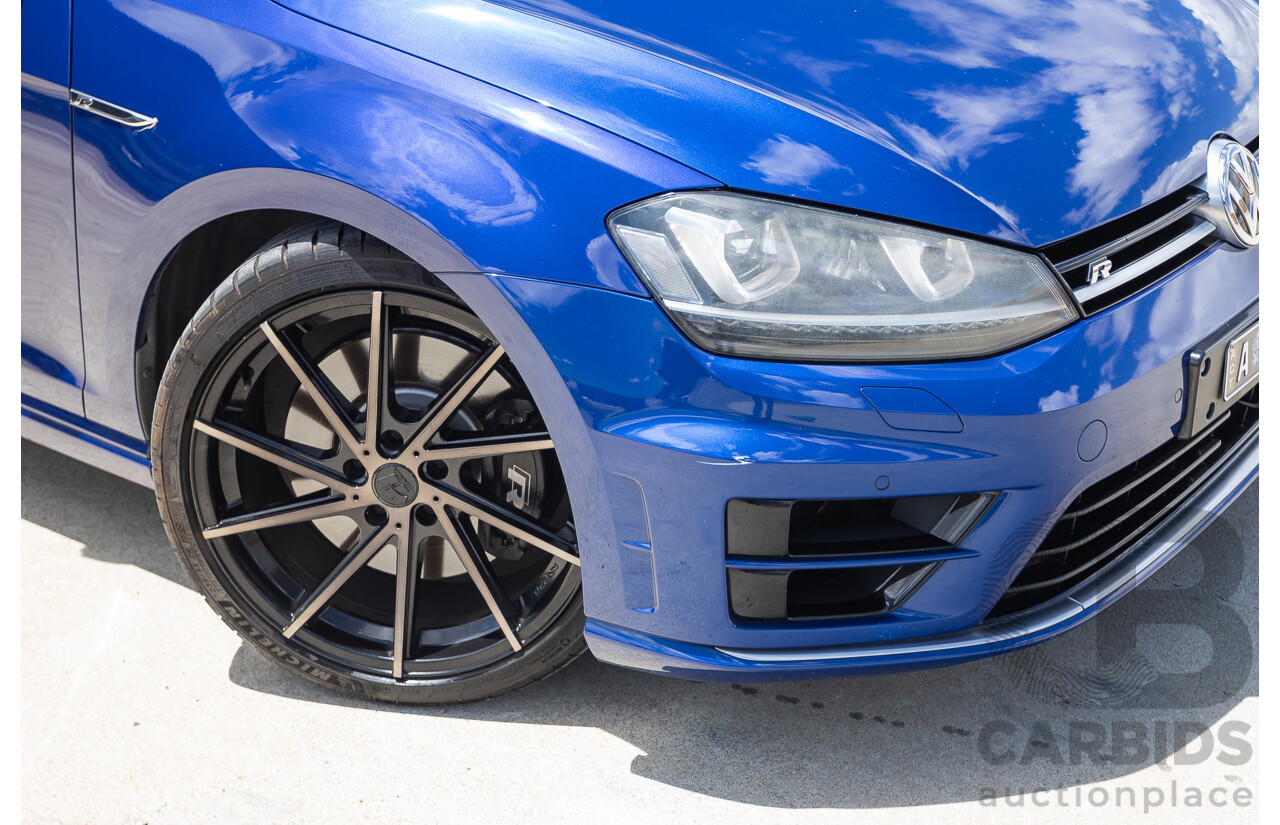 8/2016 Volkswagen Golf R (AWD) AU MY17 5D Hatchback Lapiz Blue Metallic Turbo 2.0L