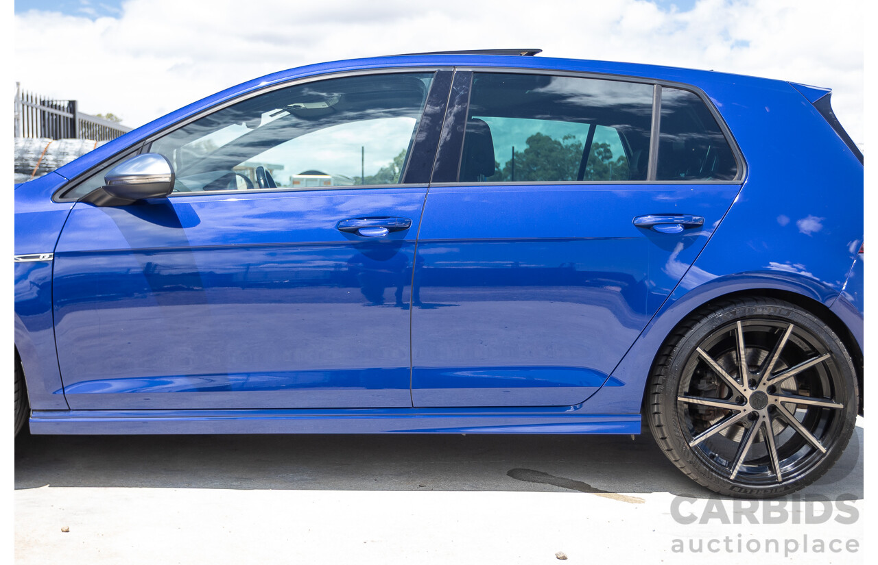8/2016 Volkswagen Golf R (AWD) AU MY17 5D Hatchback Lapiz Blue Metallic Turbo 2.0L