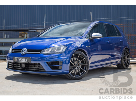 8/2016 Volkswagen Golf R (AWD) AU MY17 5D Hatchback Lapiz Blue Metallic Turbo 2.0L