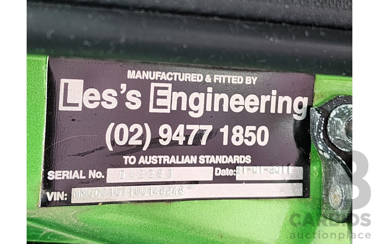 11/2010 Mazda Mazda2 NEO DE MY10 5d Hatchback Green 1.5L