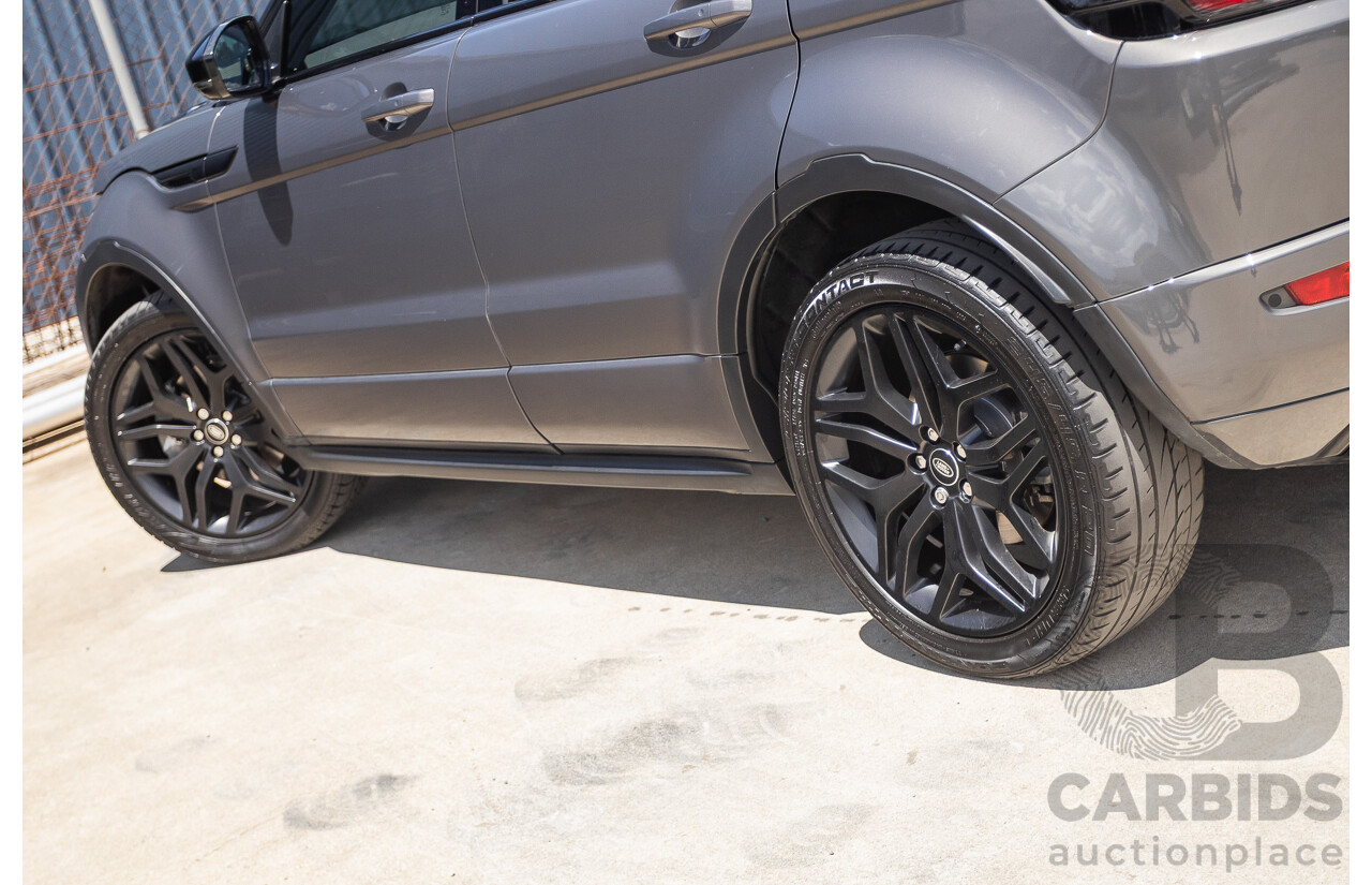 8/2016 Range Rover Evoque TD4 180 HSE Dynamic (AWD) LV MY17 5D Wagon Waitomo Grey Turbo Diesel 2.0L