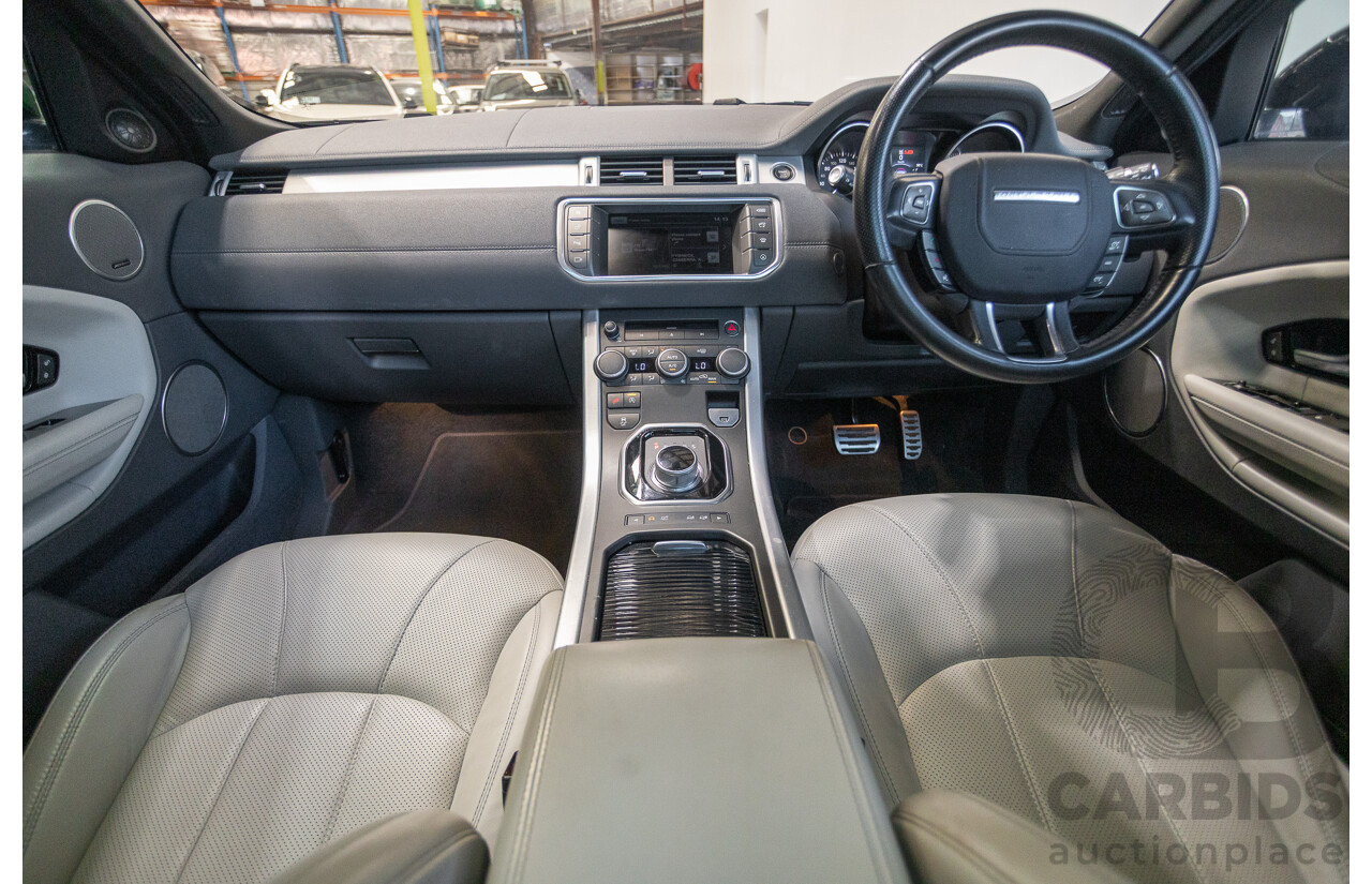 8/2016 Range Rover Evoque TD4 180 HSE Dynamic (AWD) LV MY17 5D Wagon Waitomo Grey Turbo Diesel 2.0L