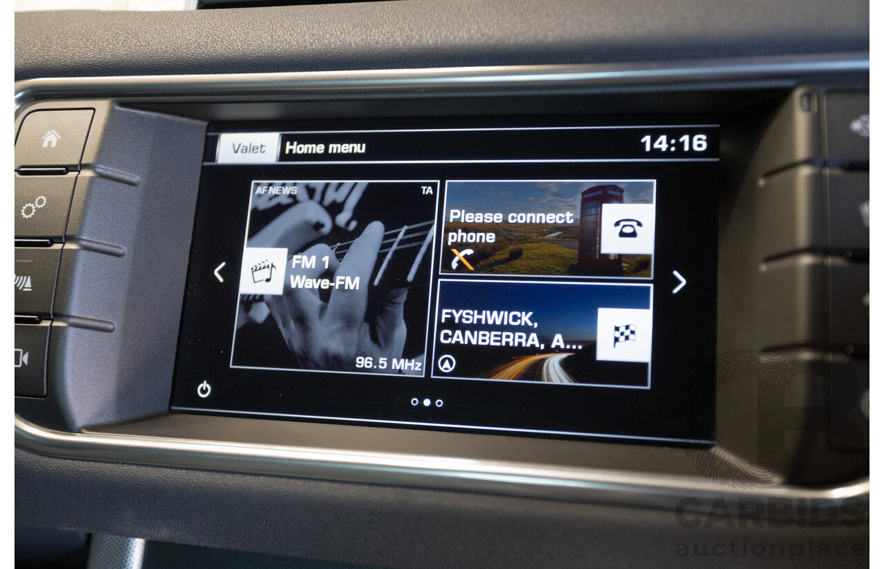 8/2016 Range Rover Evoque TD4 180 HSE Dynamic (AWD) LV MY17 5D Wagon Waitomo Grey Turbo Diesel 2.0L