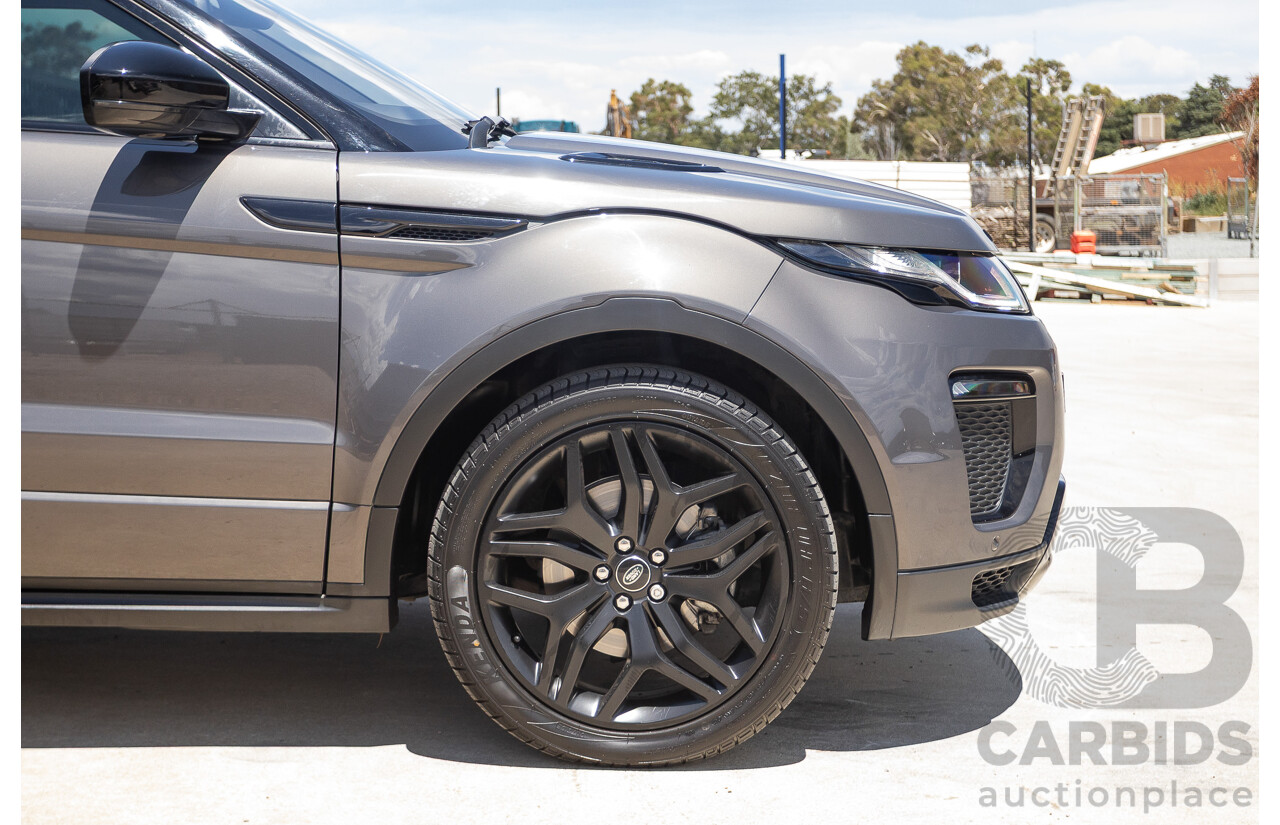 8/2016 Range Rover Evoque TD4 180 HSE Dynamic (AWD) LV MY17 5D Wagon Waitomo Grey Turbo Diesel 2.0L
