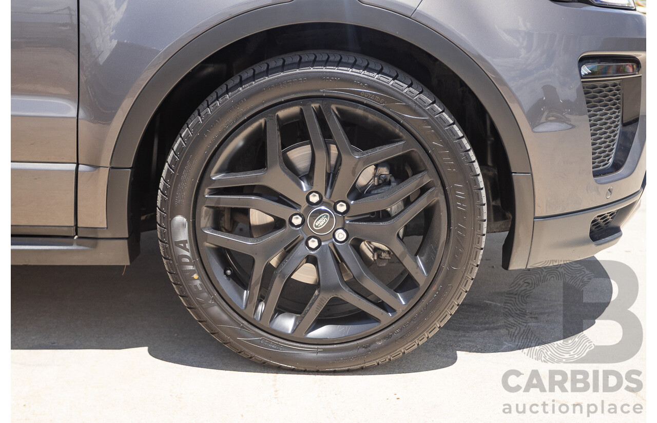 8/2016 Range Rover Evoque TD4 180 HSE Dynamic (AWD) LV MY17 5D Wagon Waitomo Grey Turbo Diesel 2.0L