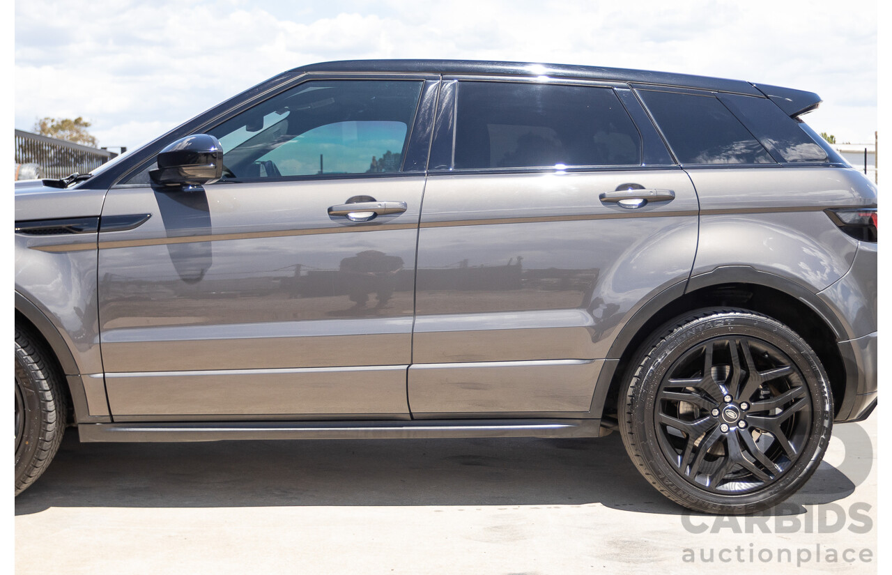 8/2016 Range Rover Evoque TD4 180 HSE Dynamic (AWD) LV MY17 5D Wagon Waitomo Grey Turbo Diesel 2.0L