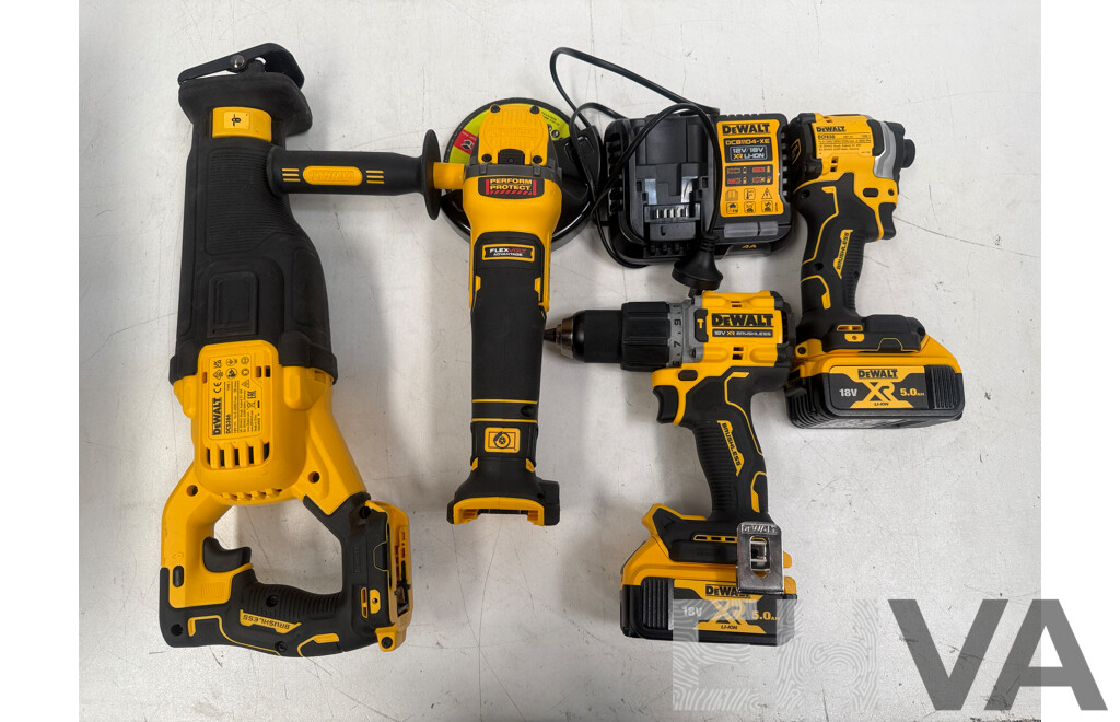 Assorted Lot of Dewalt Tools