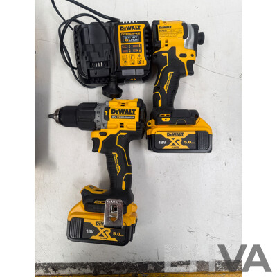 Assorted Lot of Dewalt Tools
