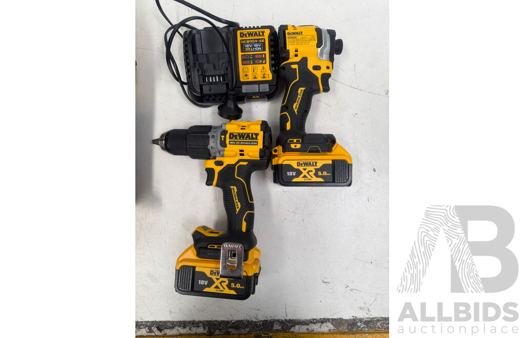 Assorted Lot of Dewalt Tools