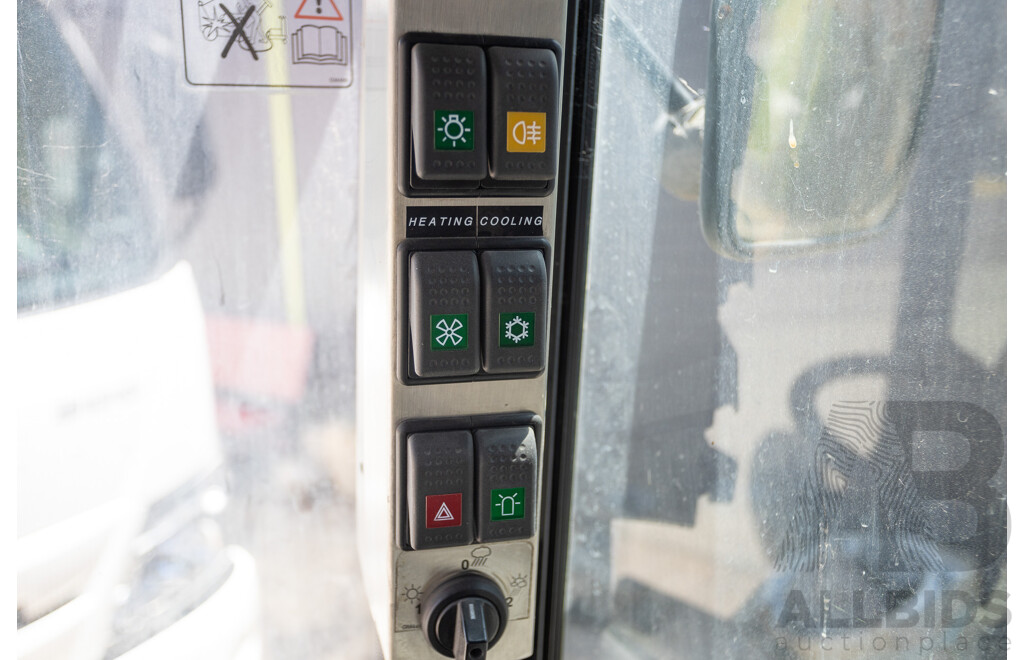 Circa 2009 Green Machine 636HS Air Sweeper (Enclosed A/C Cab)